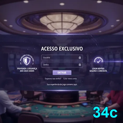 Verificação clara da conta 34c em tela de login