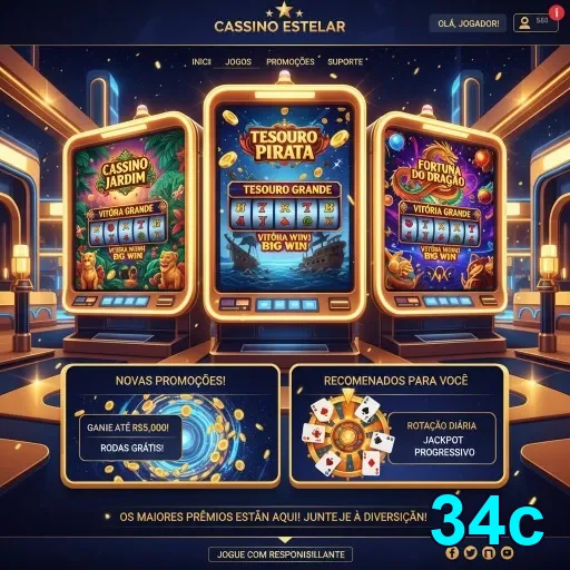 Login seguro da 34c no celular com entrada rápida